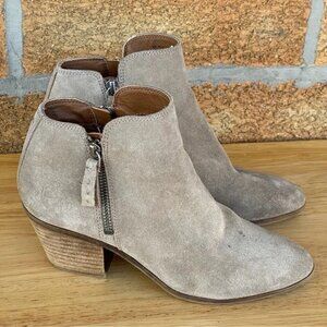 Frye Double Zip Ankle Boot Ash Judith 6
